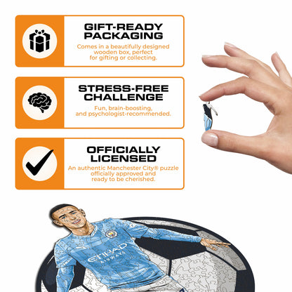 Phil Foden - Wooden Puzzle