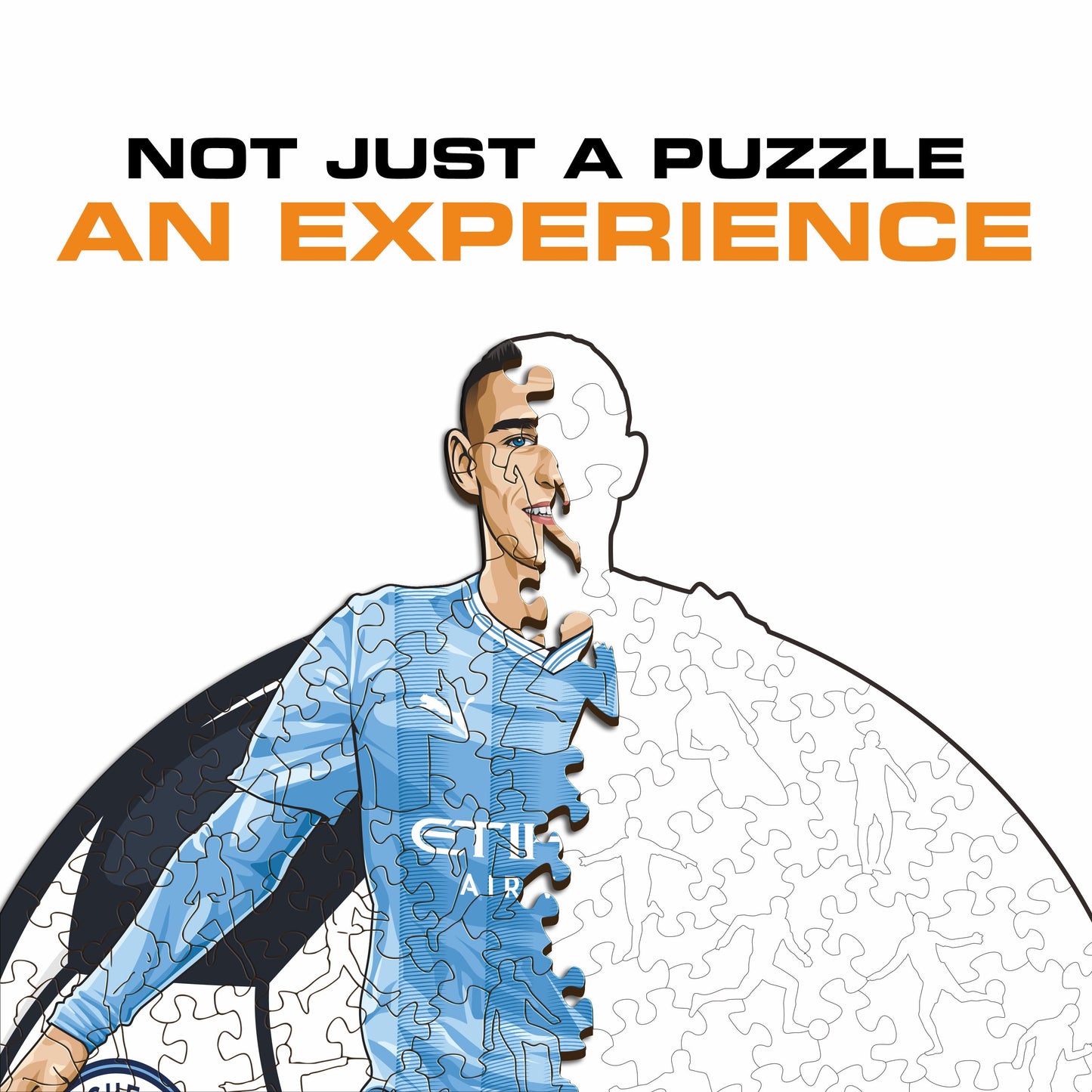 Phil Foden - Wooden Puzzle