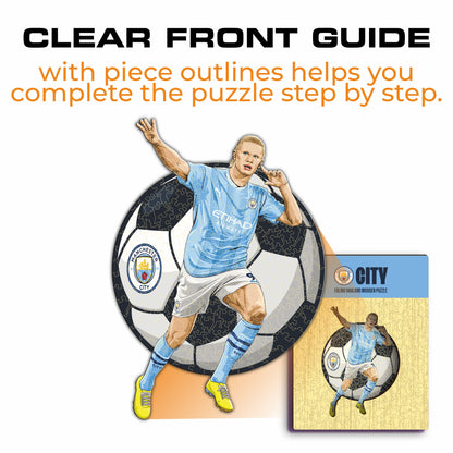 Erling Haaland - Wooden Puzzle