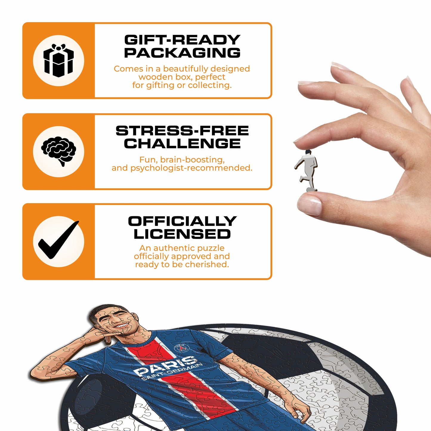 Achraf Hakimi - Wooden Puzzle