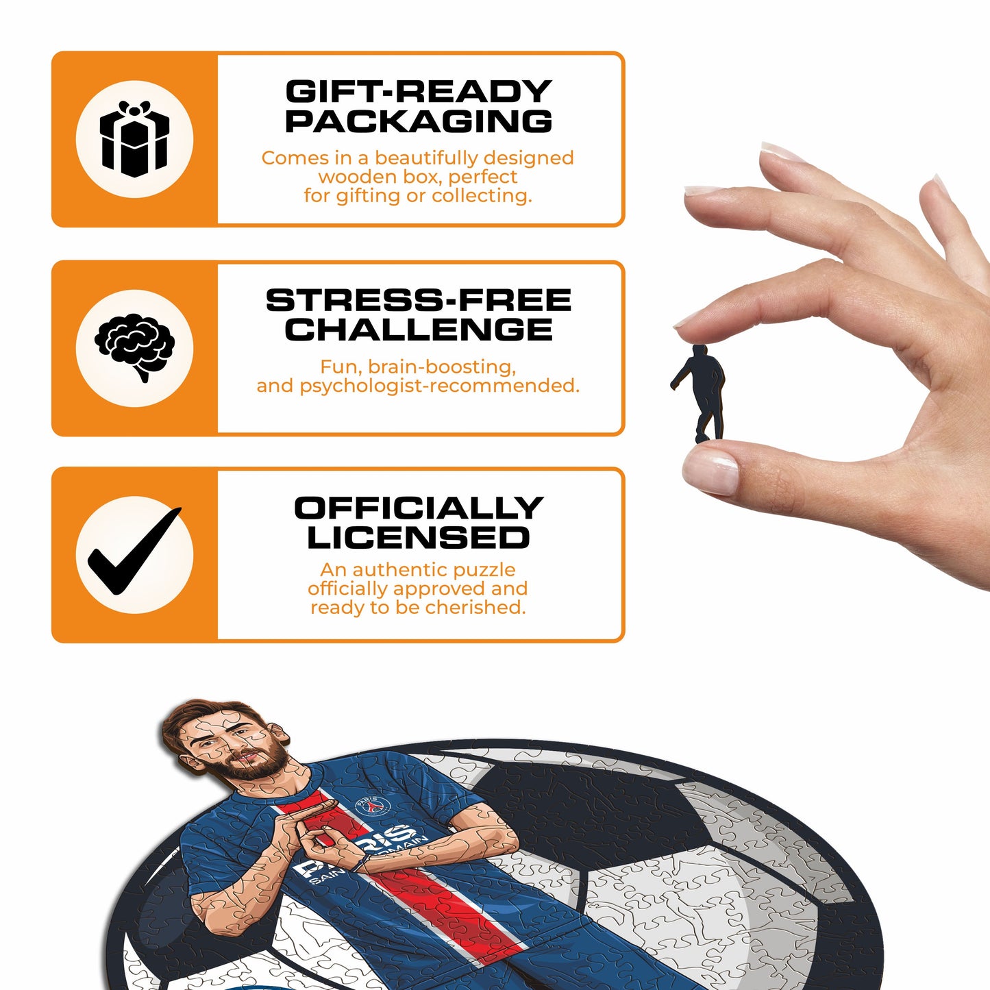 Khvicha Kvaratskhelia - Wooden Puzzle