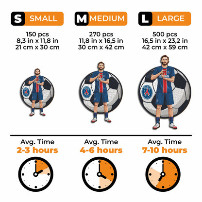 Khvicha Kvaratskhelia - Wooden Puzzle