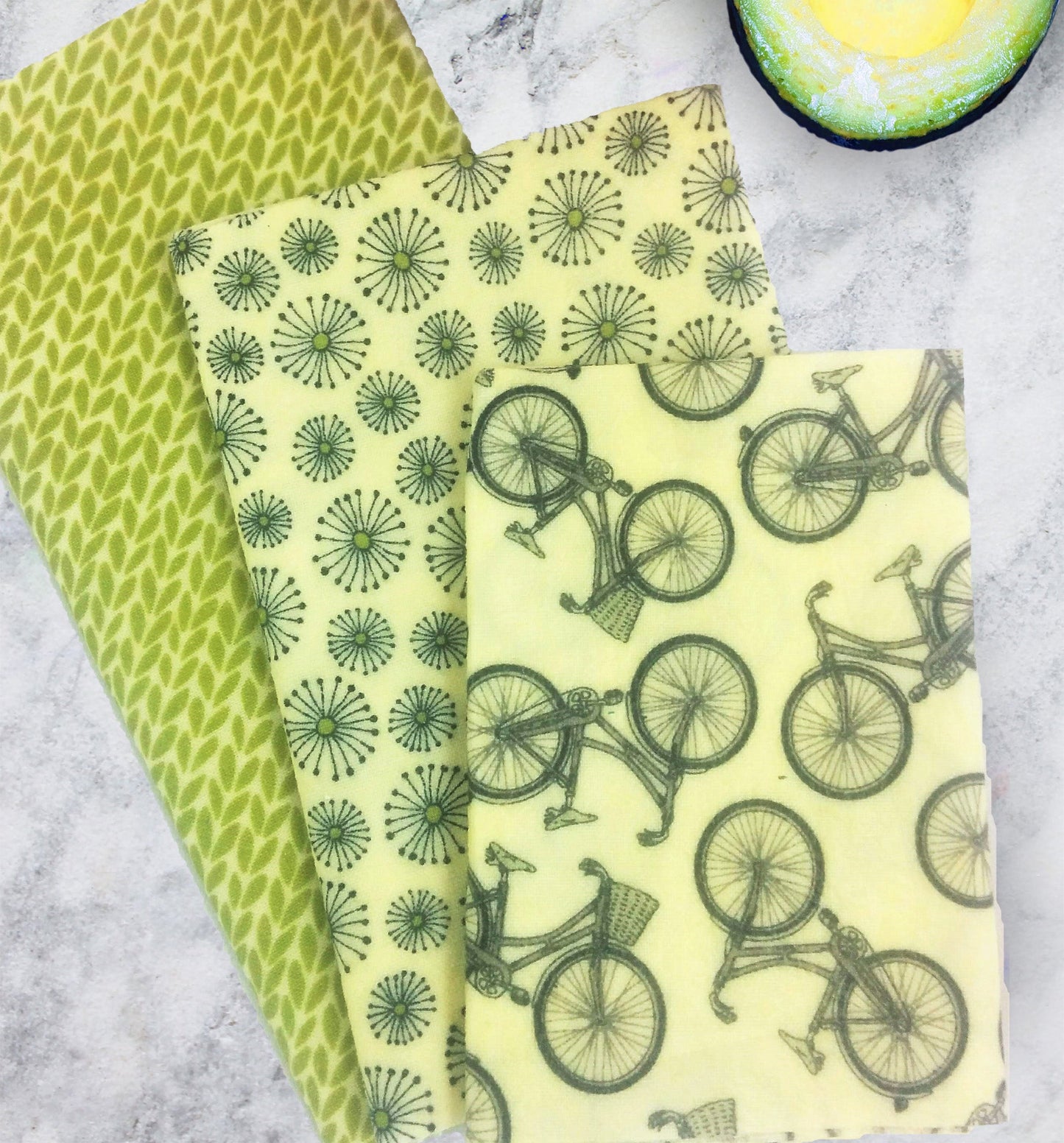 Beeswax Wrap - Spring Bike set/3
