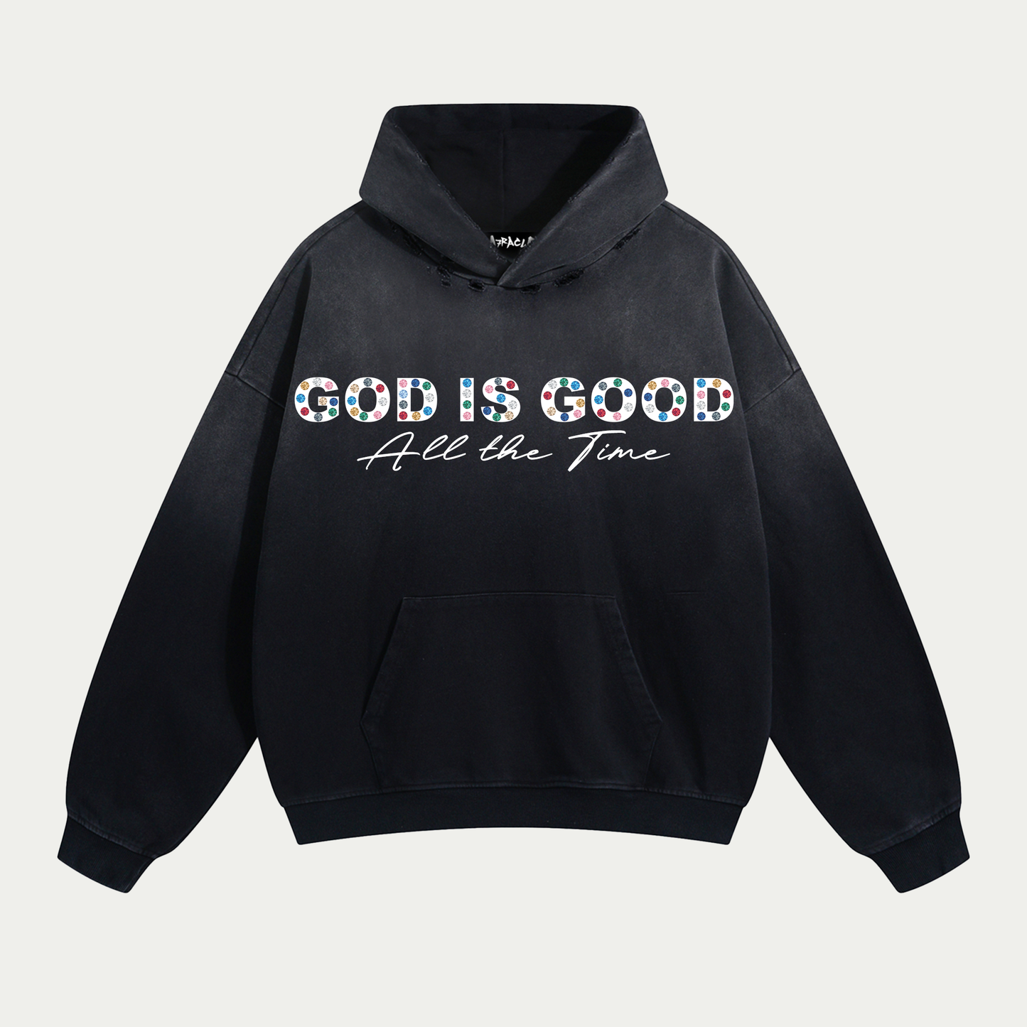 God Is Good Rhinestone Hoodie