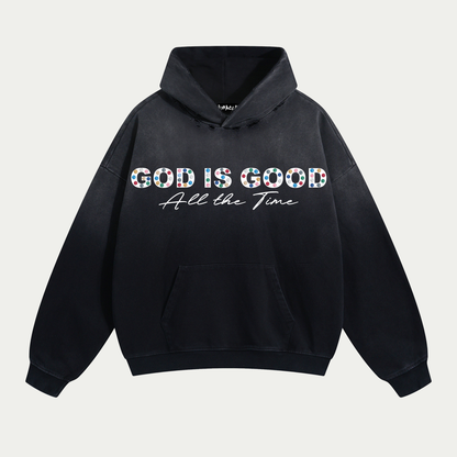 God Is Good Rhinestone Hoodie
