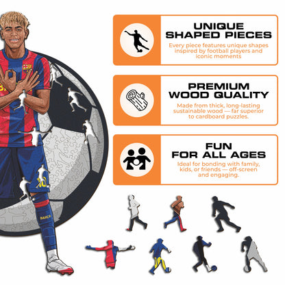 Lamine Yamal - Wooden Puzzle