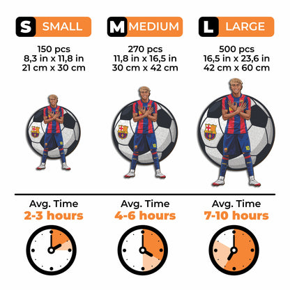 Lamine Yamal - Wooden Puzzle