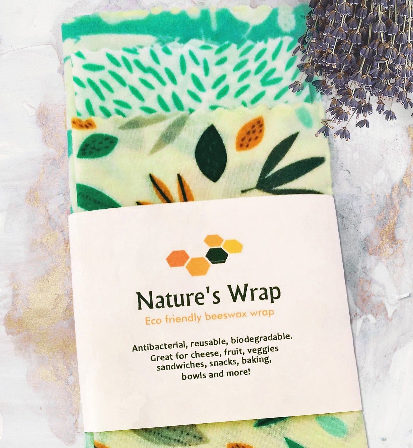 Beeswax Wrap -  Modern Kitchen set/3